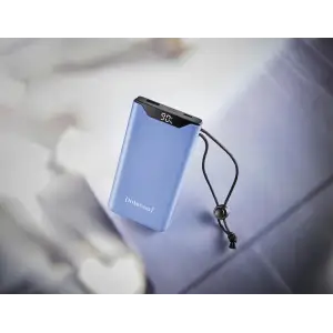 Зовнішній акумулятор USB 10000MAH QC3.0 BLUE F10000 7332035 INTENSO UA