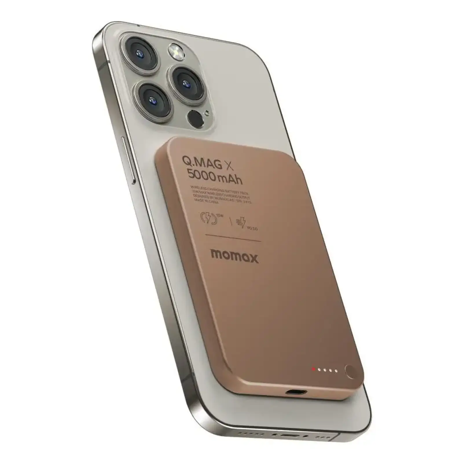 Зовнішній акумулятор WRL 5000MAH Q.MAG X TITAN. IP116AL2 MOMAX UA
