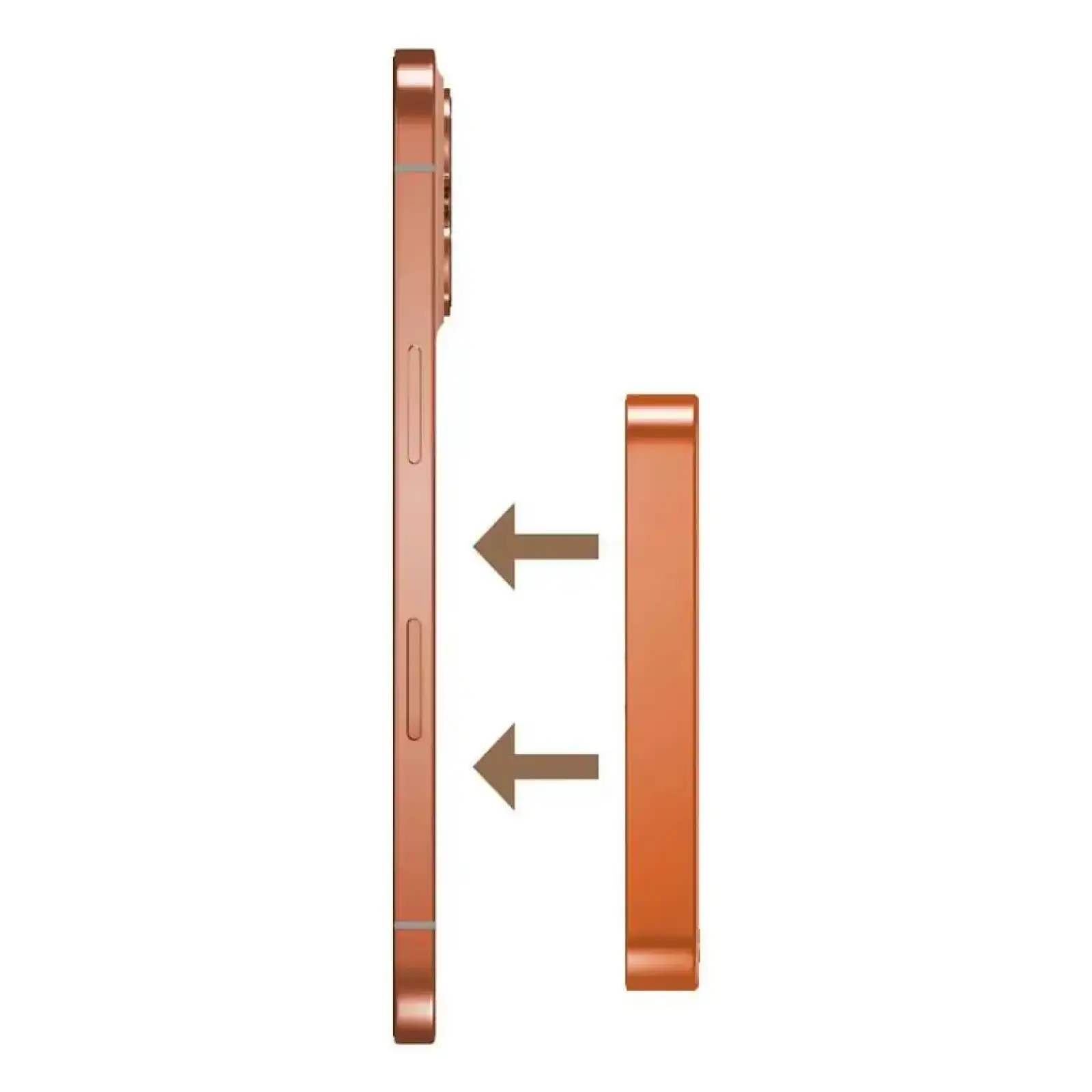 Зовнішній акумулятор WRL 10000MAH Q.MAG X1 ORANGE IP117AM MOMAX UA