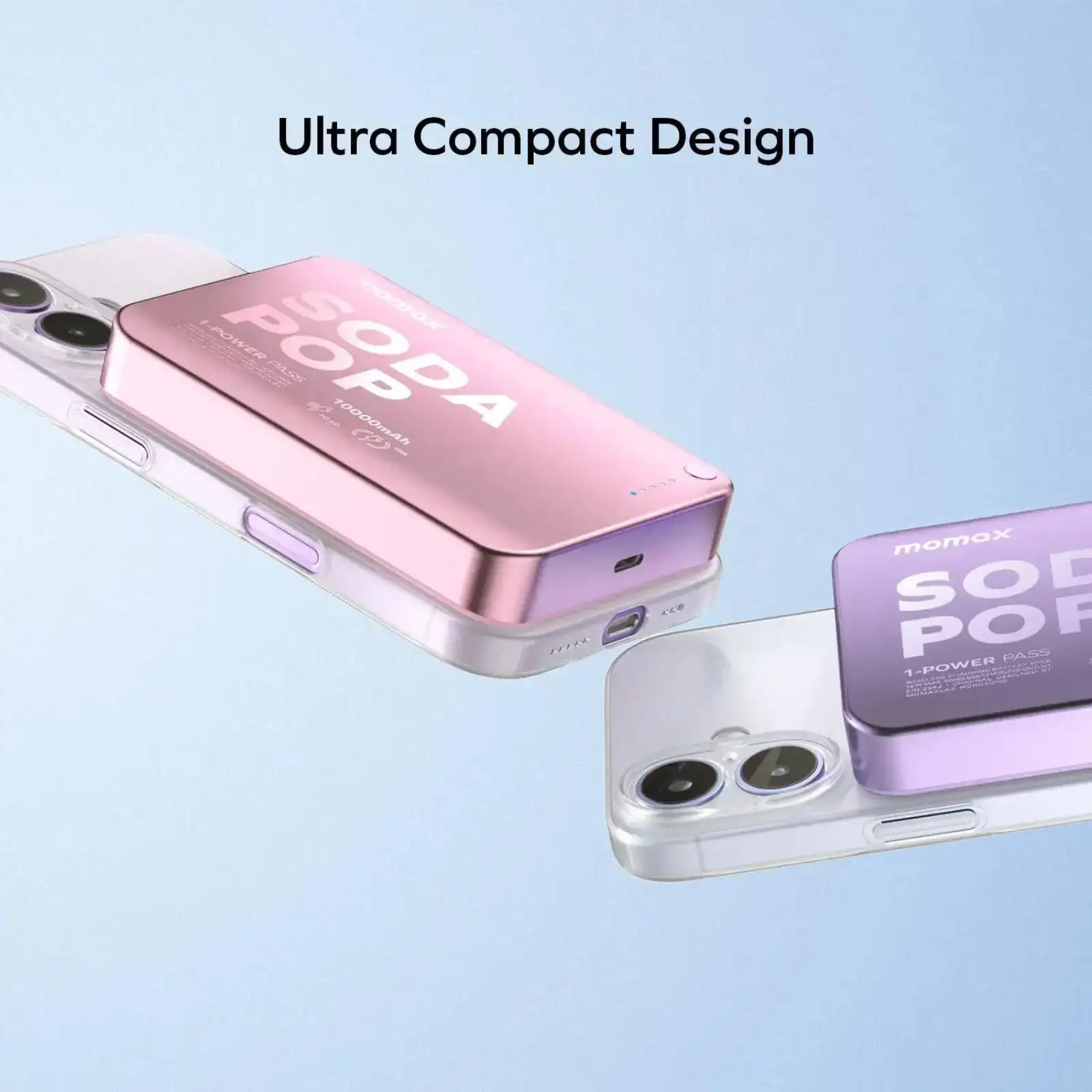 Внешний аккумулятор WRL 10000MAH SILVER IP166S MOMAX UA