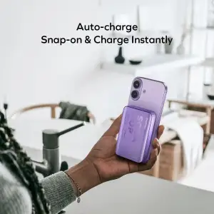 Зовнішній акумулятор WRL 10000MAH PURPLE IP166U MOMAX UA