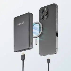 Зовнішній акумулятор USB 10000MAH MAG GREY MW10000 7344034 INTENSO UA