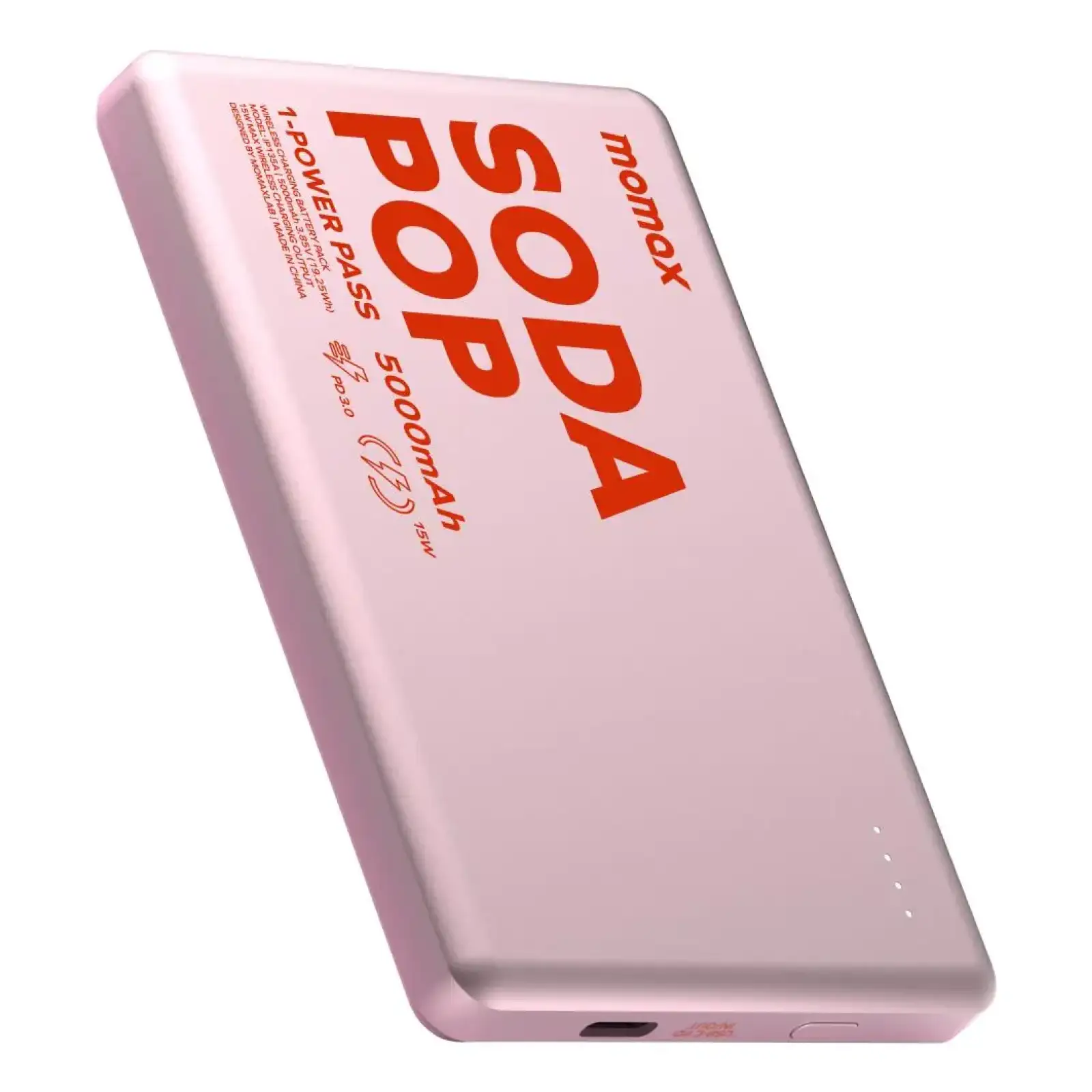 Внешний аккумулятор WRL 5000MAH PINK IP135AP2 MOMAX UA