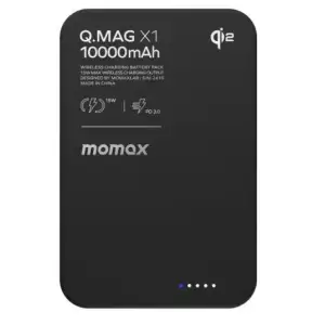Зовнішній акумулятор WRL 10000MAH BLACK IP136Q2D MOMAX (IP136AQ2D) UA