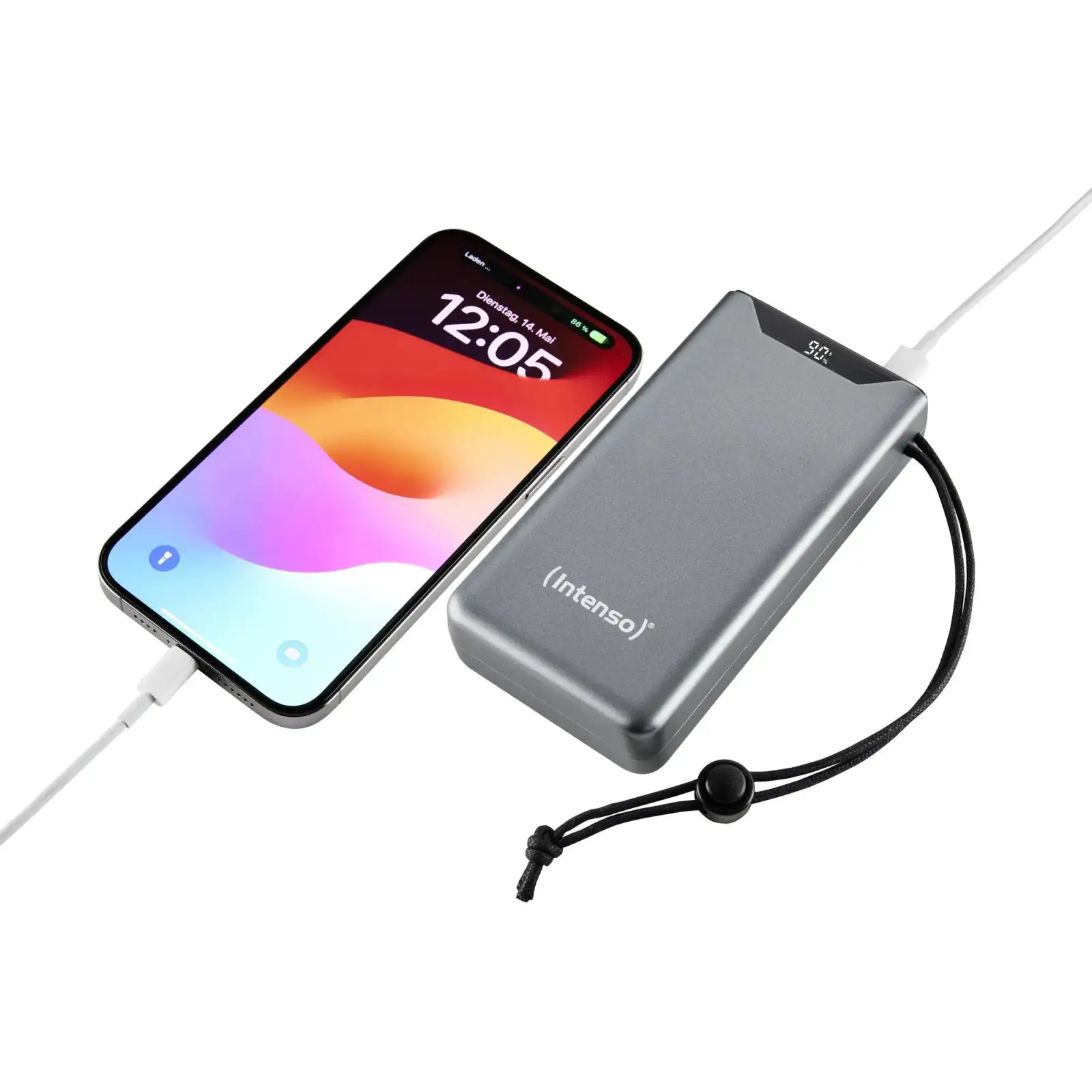 Зовнішній акумулятор USB 20000MAH QC3.0 GREY F20000 7332054 INTENSO UA