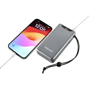 Зовнішній акумулятор USB 20000MAH QC3.0 GREY F20000 7332054 INTENSO UA