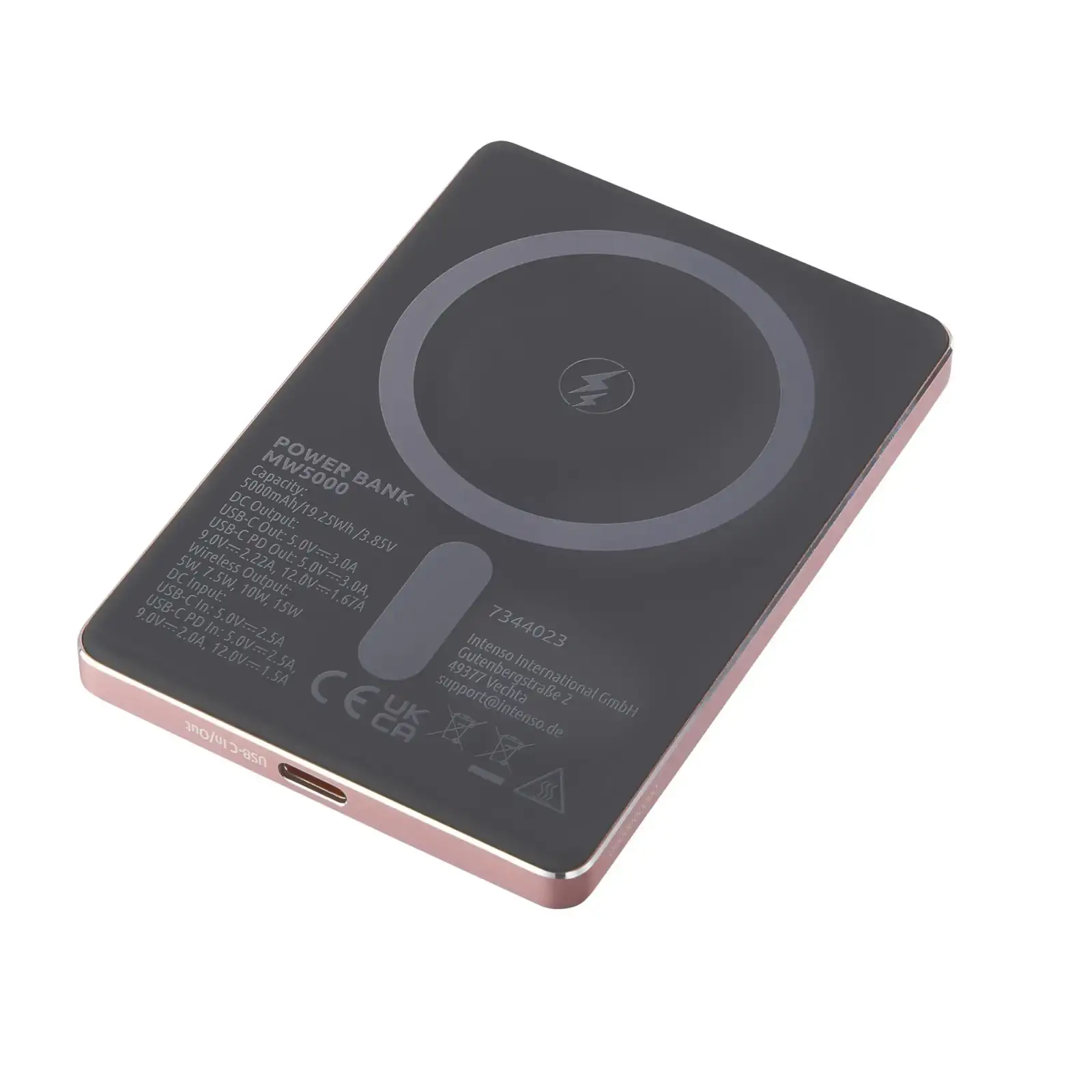 Зовнішній акумулятор USB 5000MAH MAG ROSE MW5000 7344023 INTENSO UA