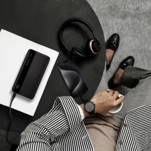 Зовнішній акумулятор USB-C 25000MAH BLACK IP150D MOMAX UA