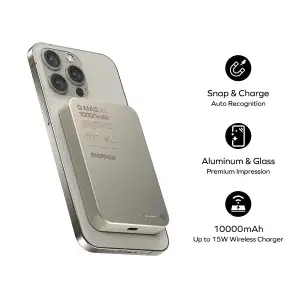 Зовнішній акумулятор WRL 10000MAH DESERT TITAN. IP136Q2L2 MOMAX (IP136AQ2L2) UA