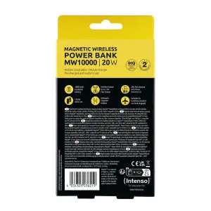 Зовнішній акумулятор USB 10000MAH MAG GREY MW10000 7344034 INTENSO UA