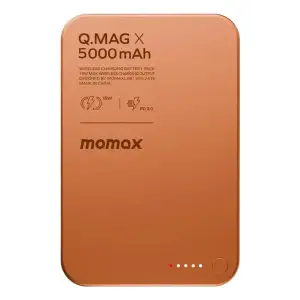 Зовнішній акумулятор WRL 5000MAH Q.MAG X ORANGE IP116AM MOMAX UA