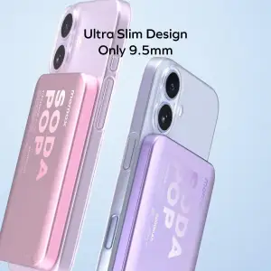 Зовнішній акумулятор WRL 5000MAH PINK IP165P MOMAX UA