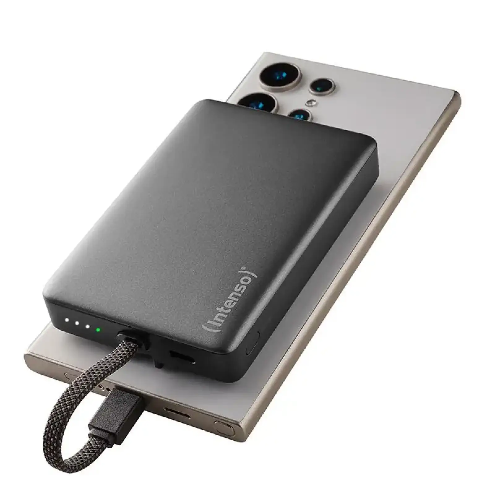Зовнішній акумулятор USB 10000MAH MAG GREY 7340034 MC10000 INTENSO UA