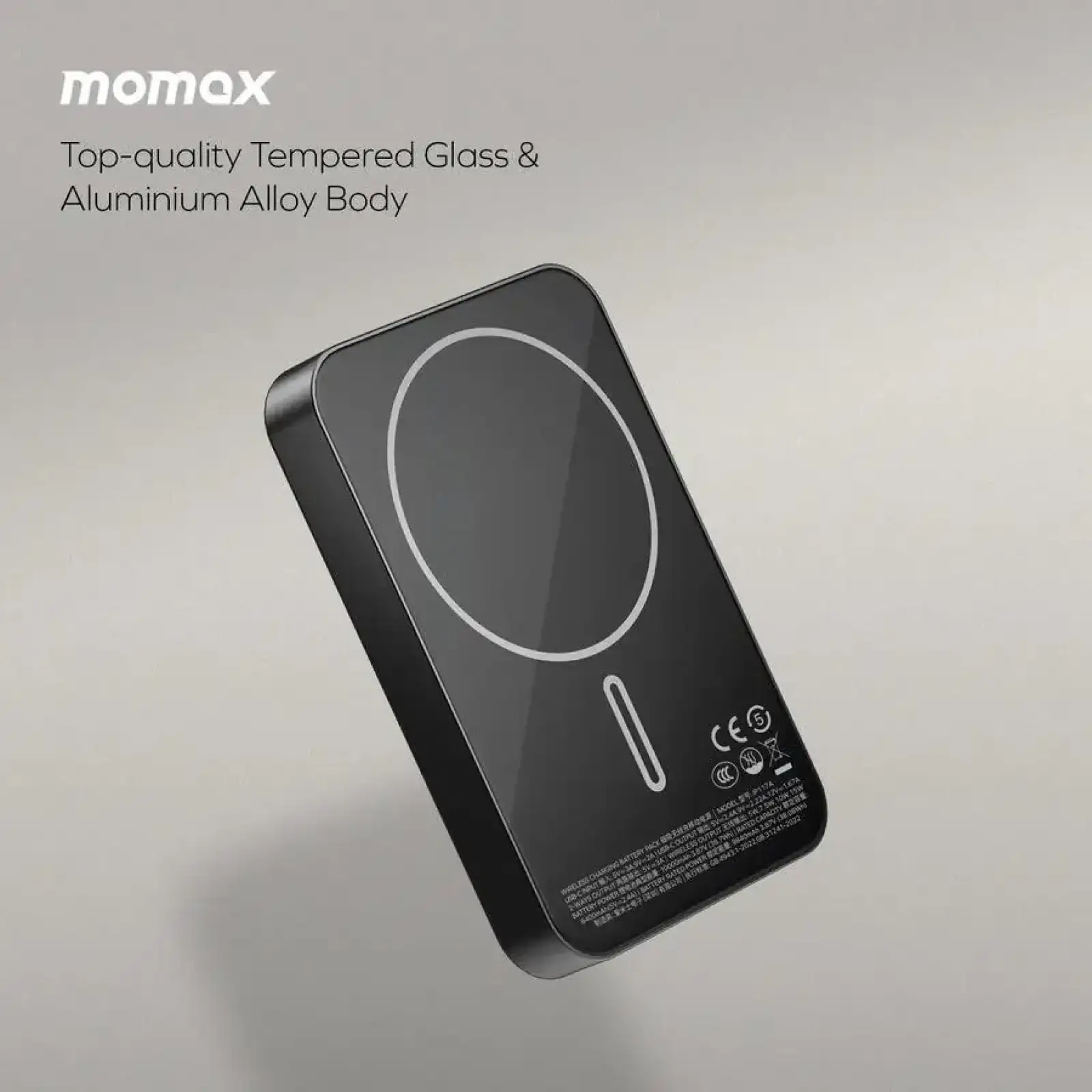 Зовнішній акумулятор WRL 10000MAH Q.MAG X1 BLACK IP117AD MOMAX UA