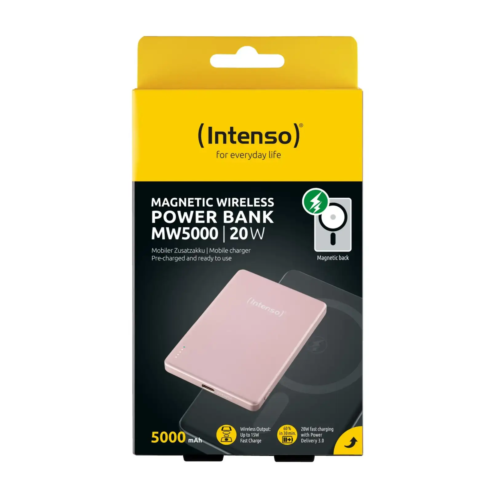 Зовнішній акумулятор USB 5000MAH MAG ROSE MW5000 7344023 INTENSO UA