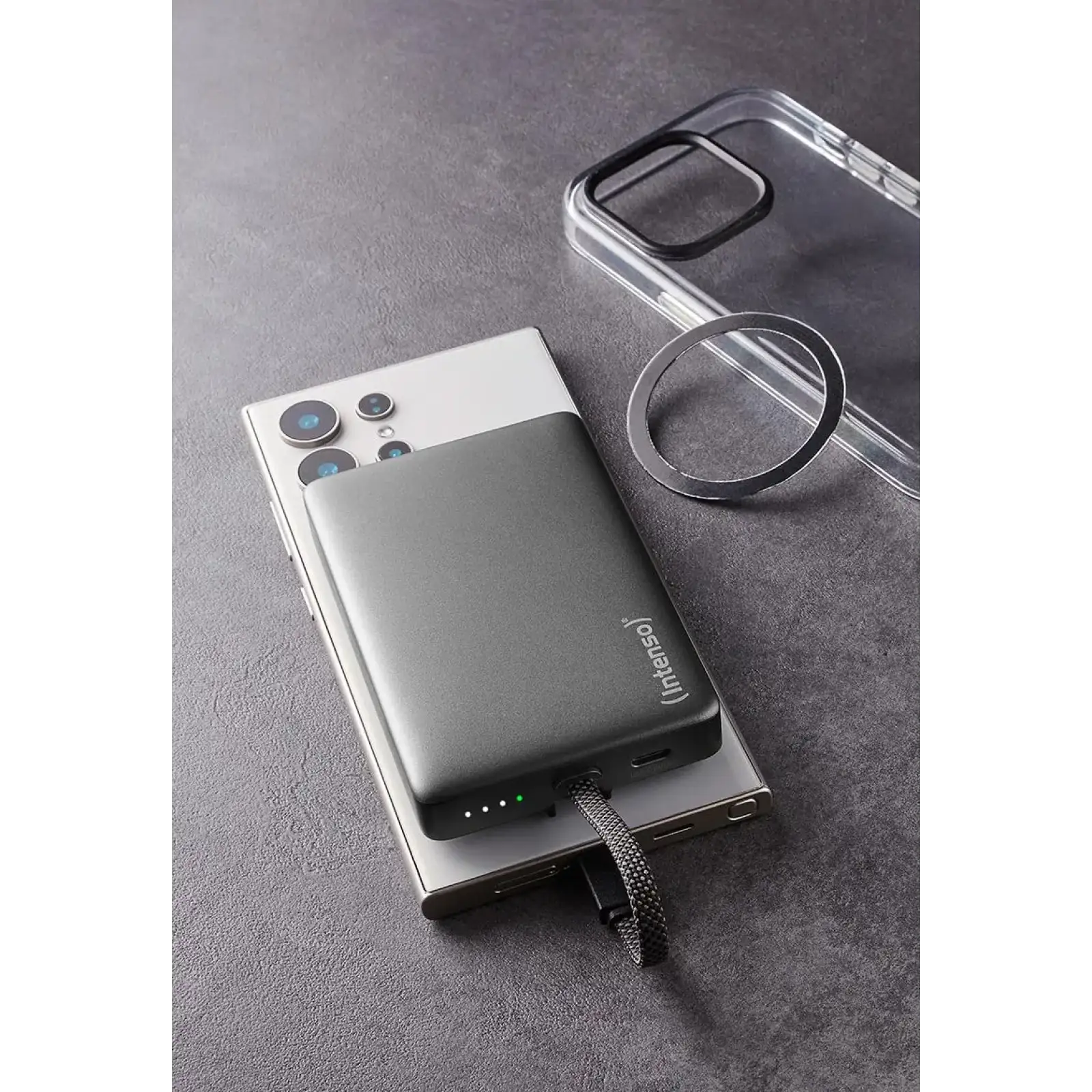 Зовнішній акумулятор USB 10000MAH MAG GREY 7340034 MC10000 INTENSO UA