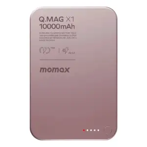 Зовнішній акумулятор WRL 10000MAH Q.MAG X1 PINK IP117AP MOMAX UA