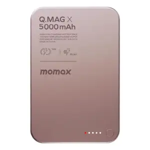 Зовнішній акумулятор WRL 5000MAH Q.MAG X PINK IP116AP MOMAX UA