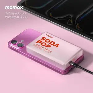 Зовнішній акумулятор WRL 10000MAH BLUE IP137AB MOMAX UA