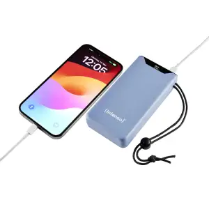 Зовнішній акумулятор USB 20000MAH QC3.0 BLUE F20000 7332055 INTENSO UA