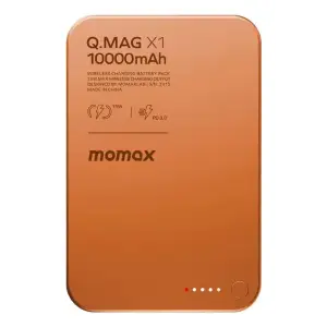 Зовнішній акумулятор WRL 10000MAH Q.MAG X1 ORANGE IP117AM MOMAX UA