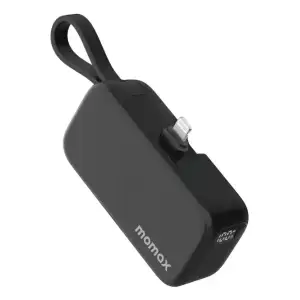 Зовнішній акумулятор LIGHTNING 5000MAH BLACK IP130MFID MOMAX UA