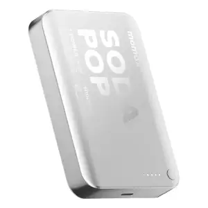 Зовнішній акумулятор WRL 10000MAH SILVER IP166S MOMAX UA
