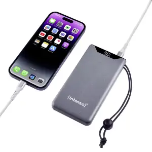 Зовнішній акумулятор USB 10000MAH QC3.0 GREY F10000 7332034 INTENSO UA