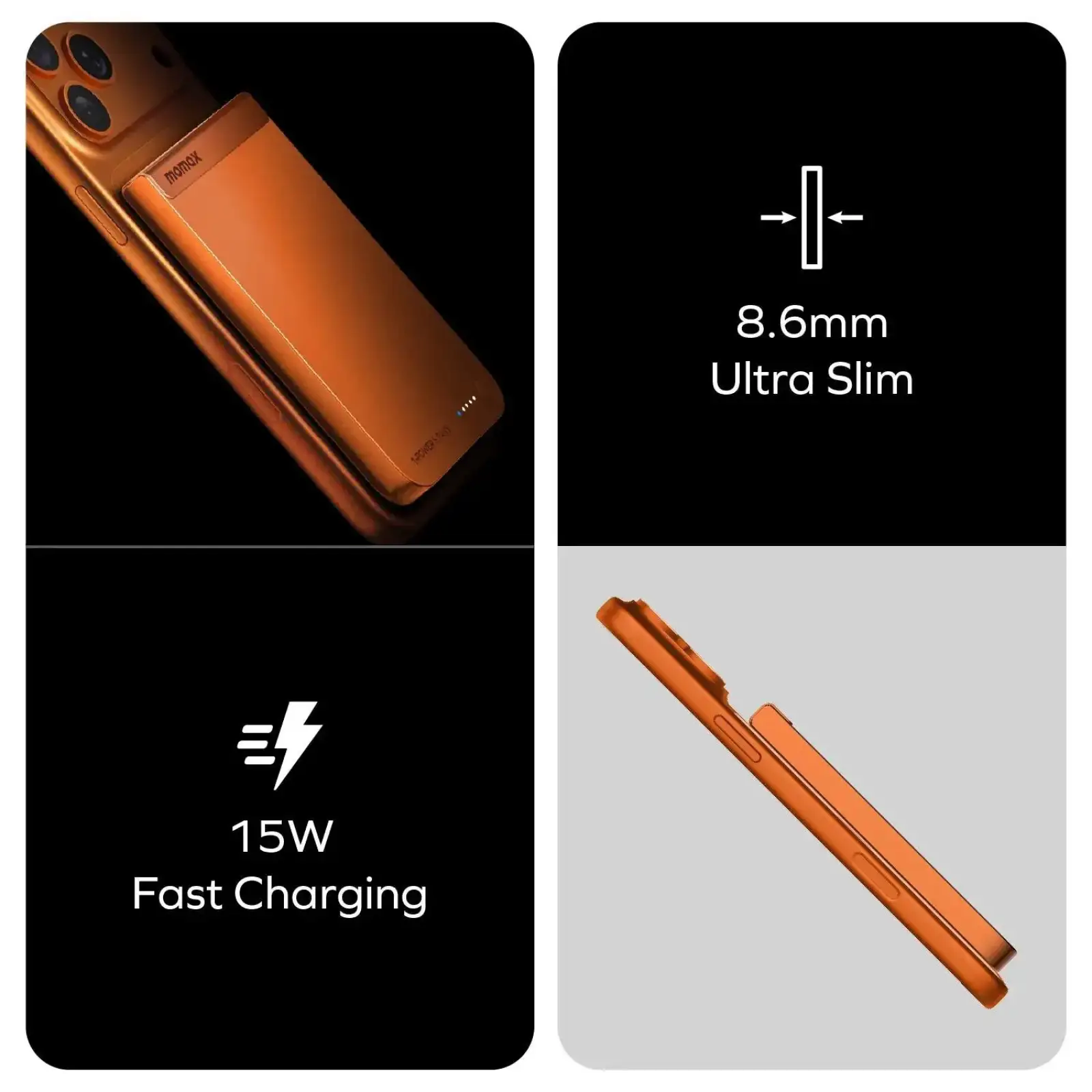 Внешний аккумулятор WRL 5000MAH BLACK IP161Q2D MOMAX UA