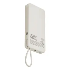 Зовнішній акумулятор USB-C 20000MAH WHITE IP153W MOMAX UA