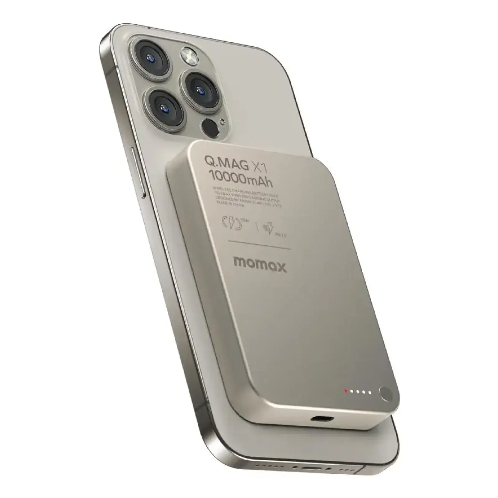 Зовнішній акумулятор WRL 10000MAH Q.MAG X1 TITAN. IP117AE MOMAX UA
