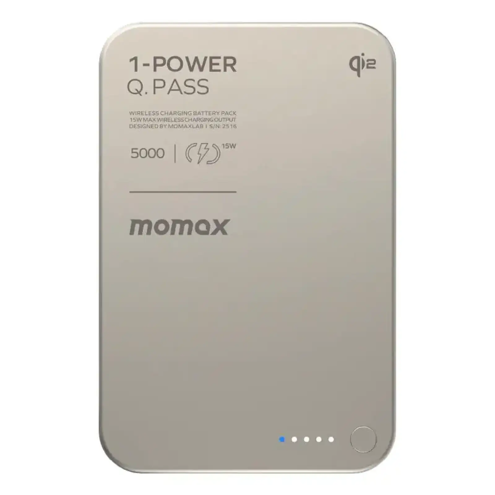 Зовнішній акумулятор WRL 5000MAH TITANIUM IP129Q2L MOMAX UA