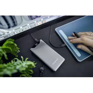 Зовнішній акумулятор USB 10000MAH QC3.0 GREY F10000 7332034 INTENSO UA