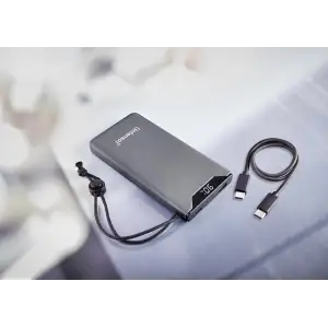 Зовнішній акумулятор USB 10000MAH QC3.0 GREY F10000 7332034 INTENSO UA