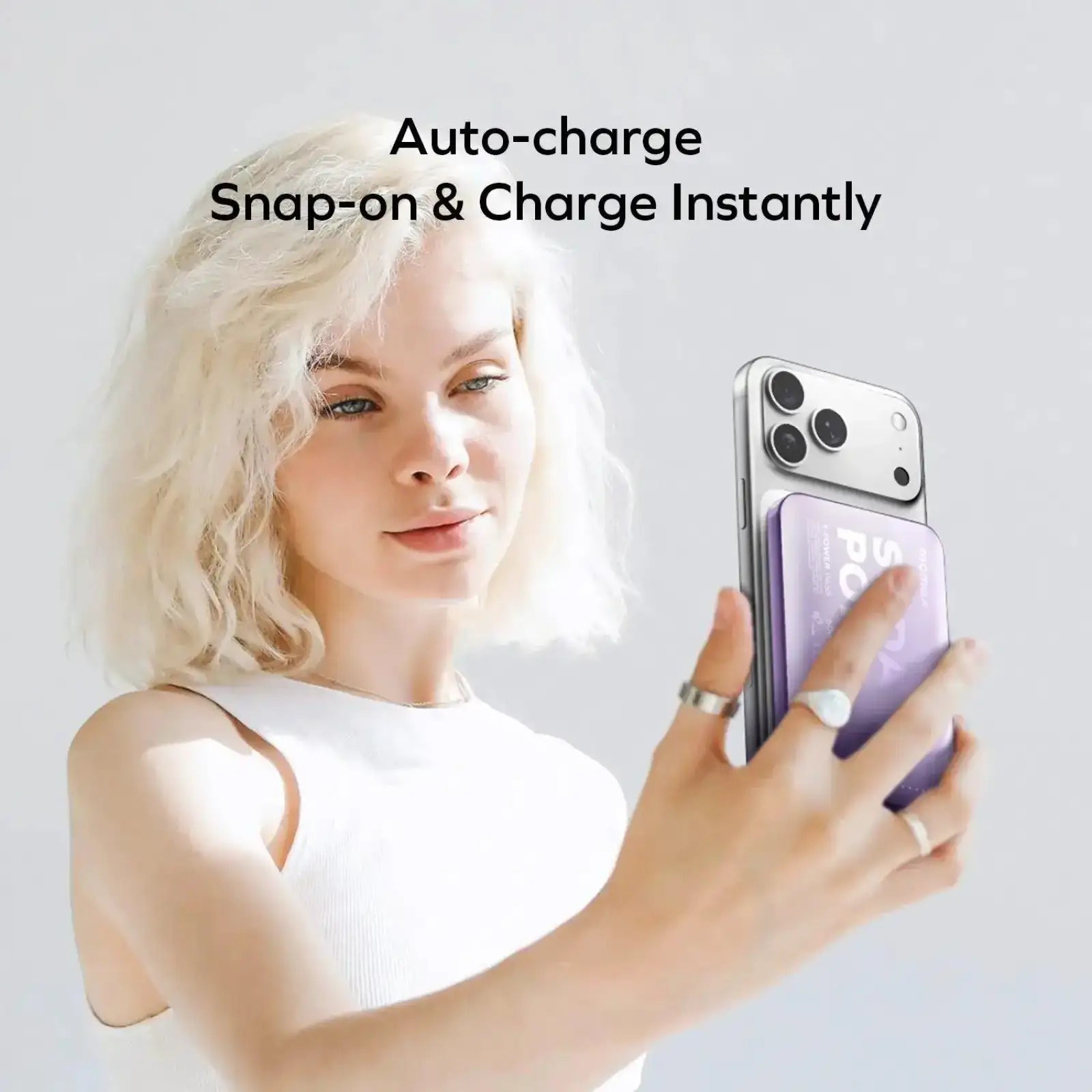 Зовнішній акумулятор WRL 5000MAH PURPLE IP165U MOMAX UA