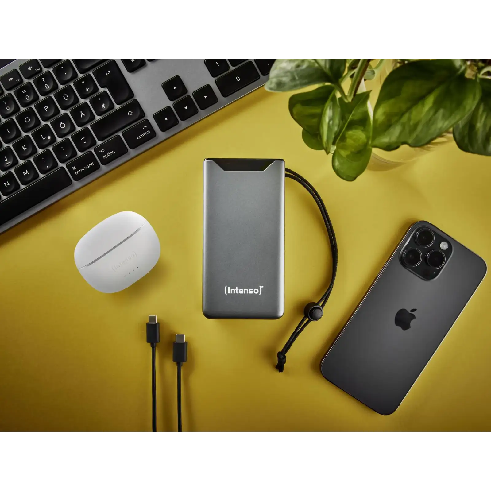 Зовнішній акумулятор USB 20000MAH QC3.0 GREY F20000 7332054 INTENSO UA
