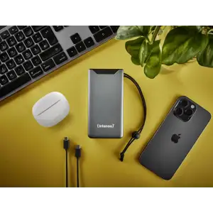 Зовнішній акумулятор USB 20000MAH QC3.0 GREY F20000 7332054 INTENSO UA