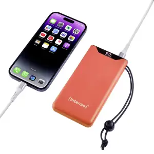 Зовнішній акумулятор USB 10000MAH QC3.0 ORANGE F10000 7332038 INTENSO UA