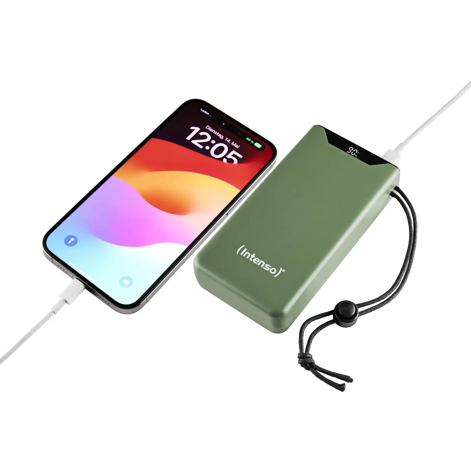 Зовнішній акумулятор USB 20000MAH QC3.0 GREEN F20000 7332057 INTENSO UA