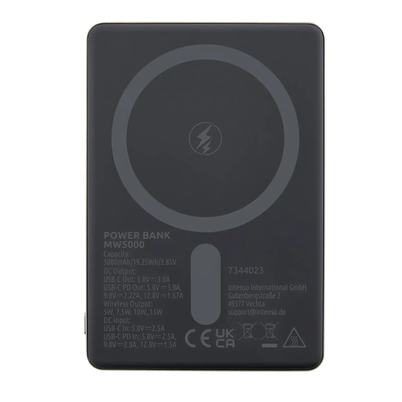 Зовнішній акумулятор USB 5000MAH MAG ROSE MW5000 7344023 INTENSO UA