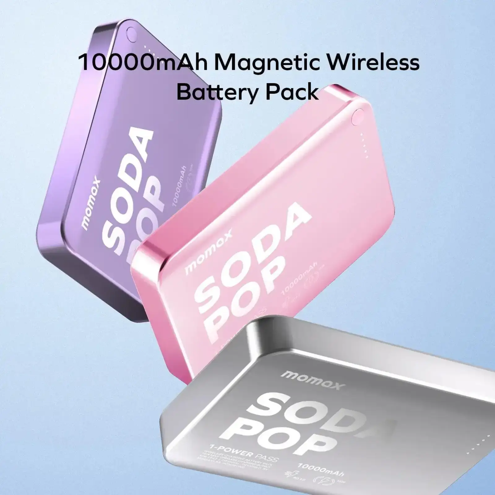 Зовнішній акумулятор WRL 10000MAH PINK IP166P MOMAX UA