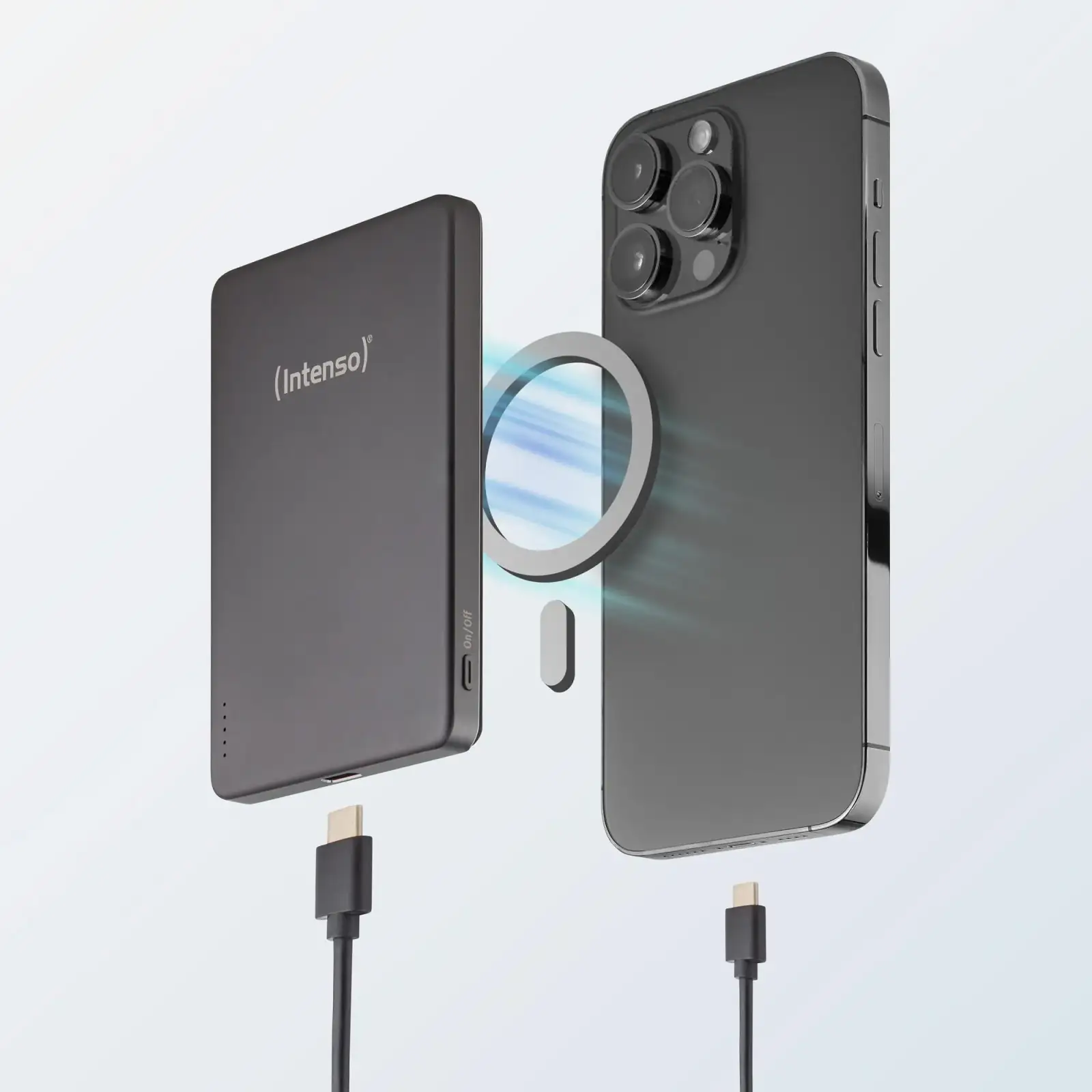 Зовнішній акумулятор USB 5000MAH MAG GREY MW5000 7344024 INTENSO UA