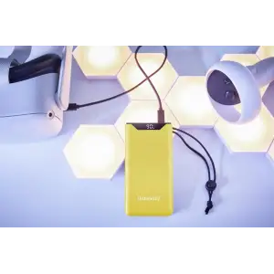 Зовнішній акумулятор USB 10000MAH QC3.0 YELLOW F10000 7332039 INTENSO UA