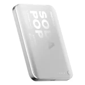 Зовнішній акумулятор WRL 5000MAH SILVER IP165S MOMAX UA