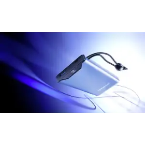 Зовнішній акумулятор USB 10000MAH QC3.0 BLUE F10000 7332035 INTENSO UA