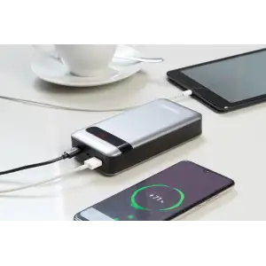 Зовнішній акумулятор USB 20000MAH QC3.0 ANTHRACITE PD20000 INTENSO (7332354) UA