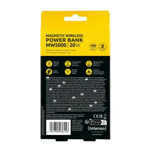 Зовнішній акумулятор USB 5000MAH MAG GREY MW5000 7344024 INTENSO UA