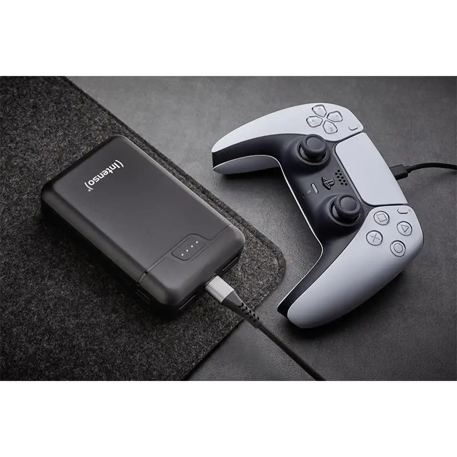 Зовнішній акумулятор USB 10000MAH BLACK B10000 7320530 INTENSO UA