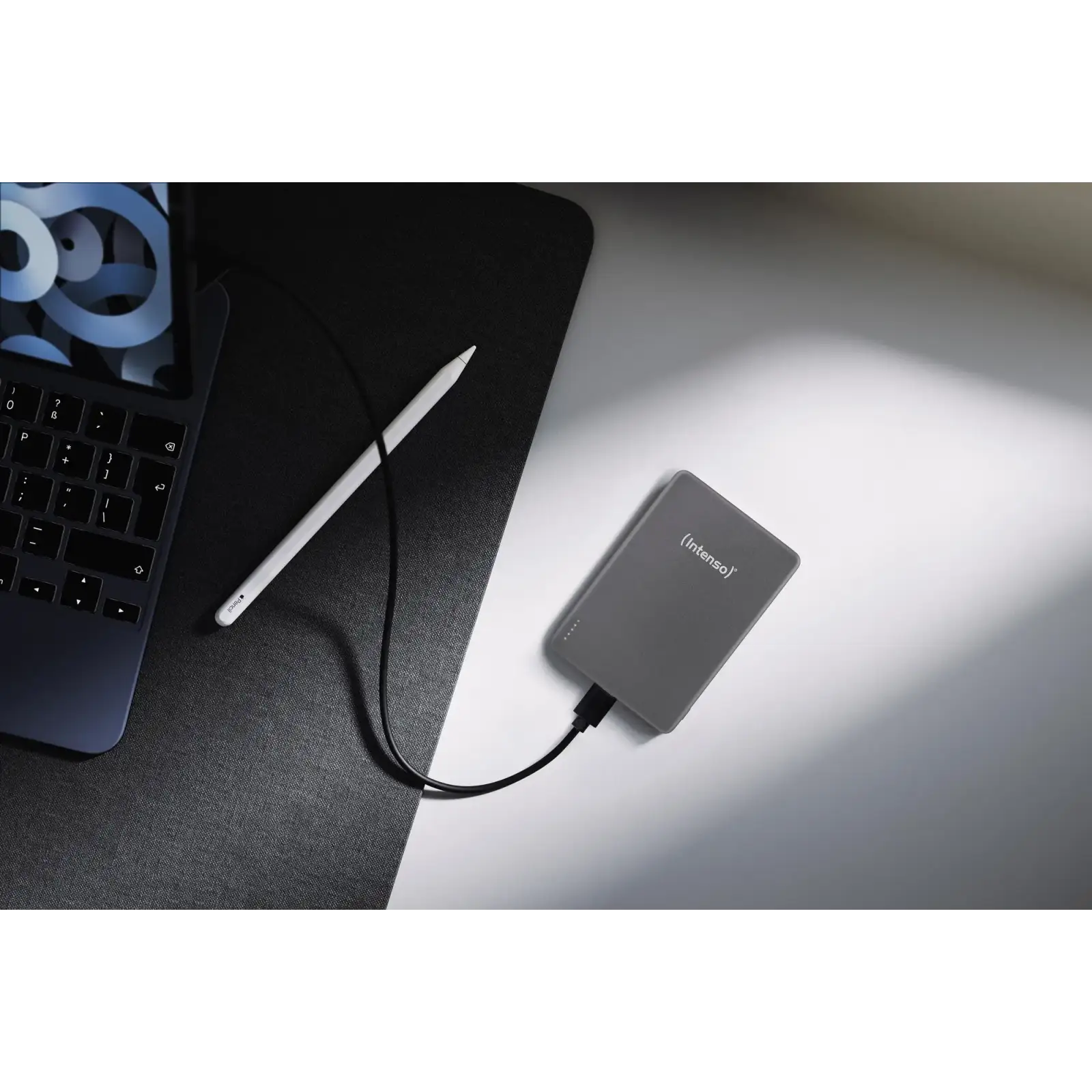 Зовнішній акумулятор USB 10000MAH MAG GREY MW10000 7344034 INTENSO UA
