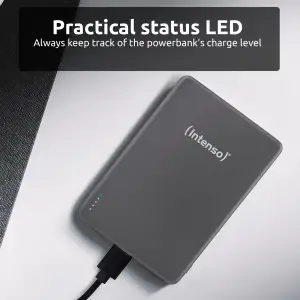 Зовнішній акумулятор USB 10000MAH MAG GREY MW10000 7344034 INTENSO UA